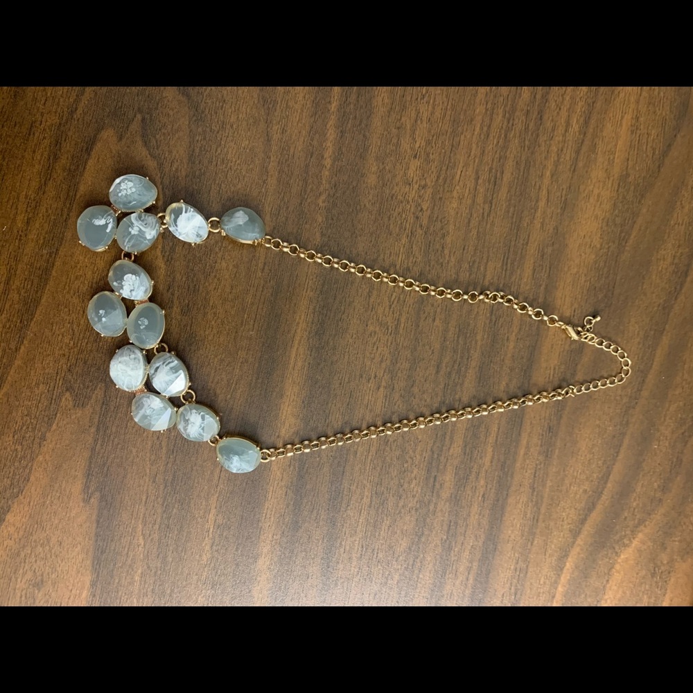 Gold and blue necklace